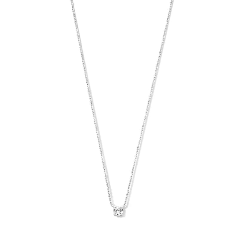 Cléa Gold Necklace with Moissanite Stones