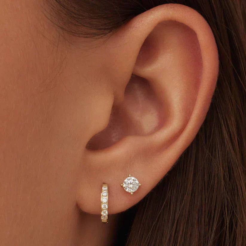 Dara Brillane Gold Earrings - Set