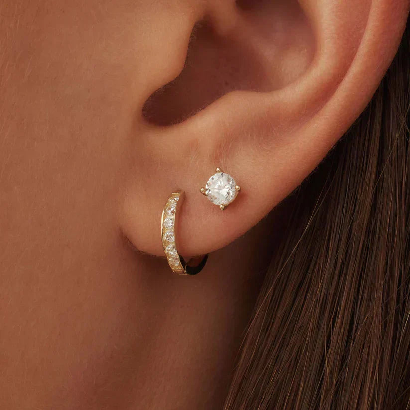 Dara Brillane Gold Earrings - Set