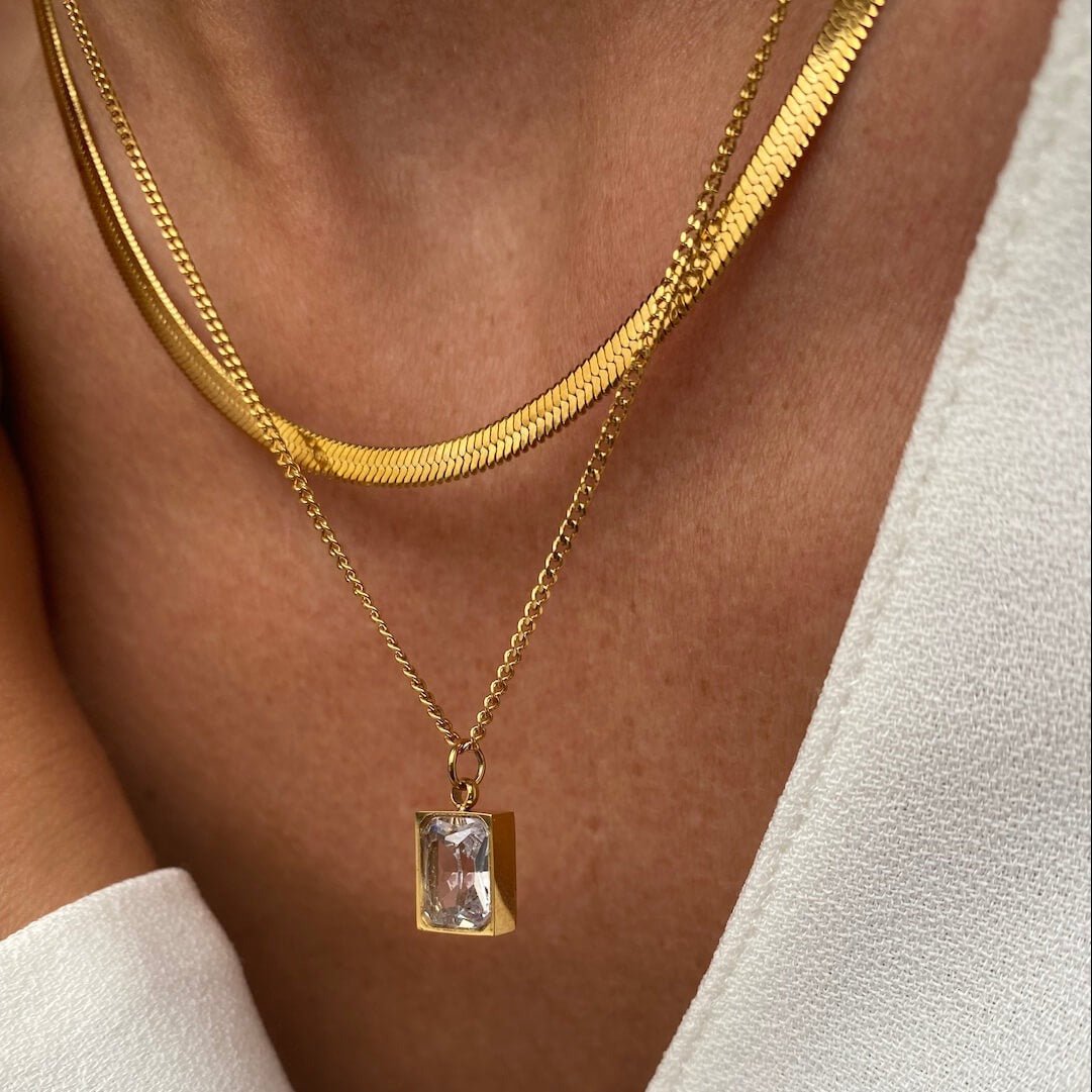 Paris Necklace Set 18K Gold Plated