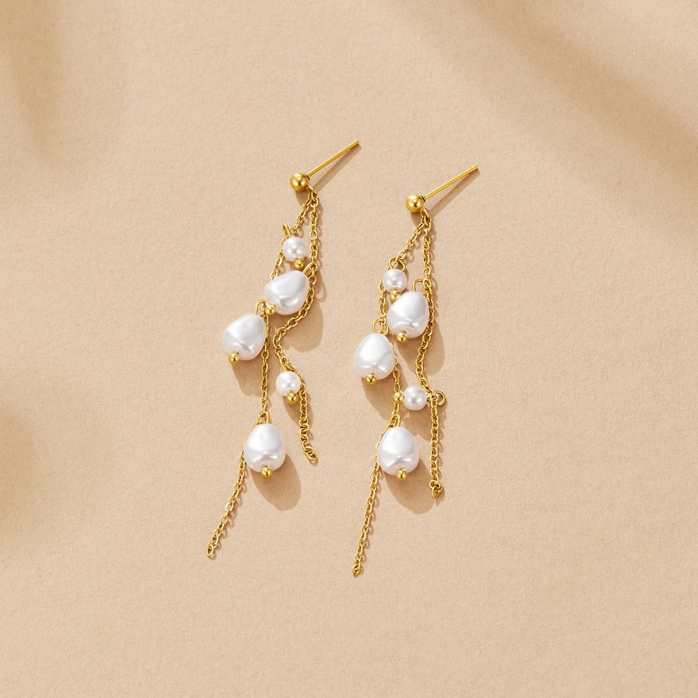 Penelope Pearl Drop Earrings