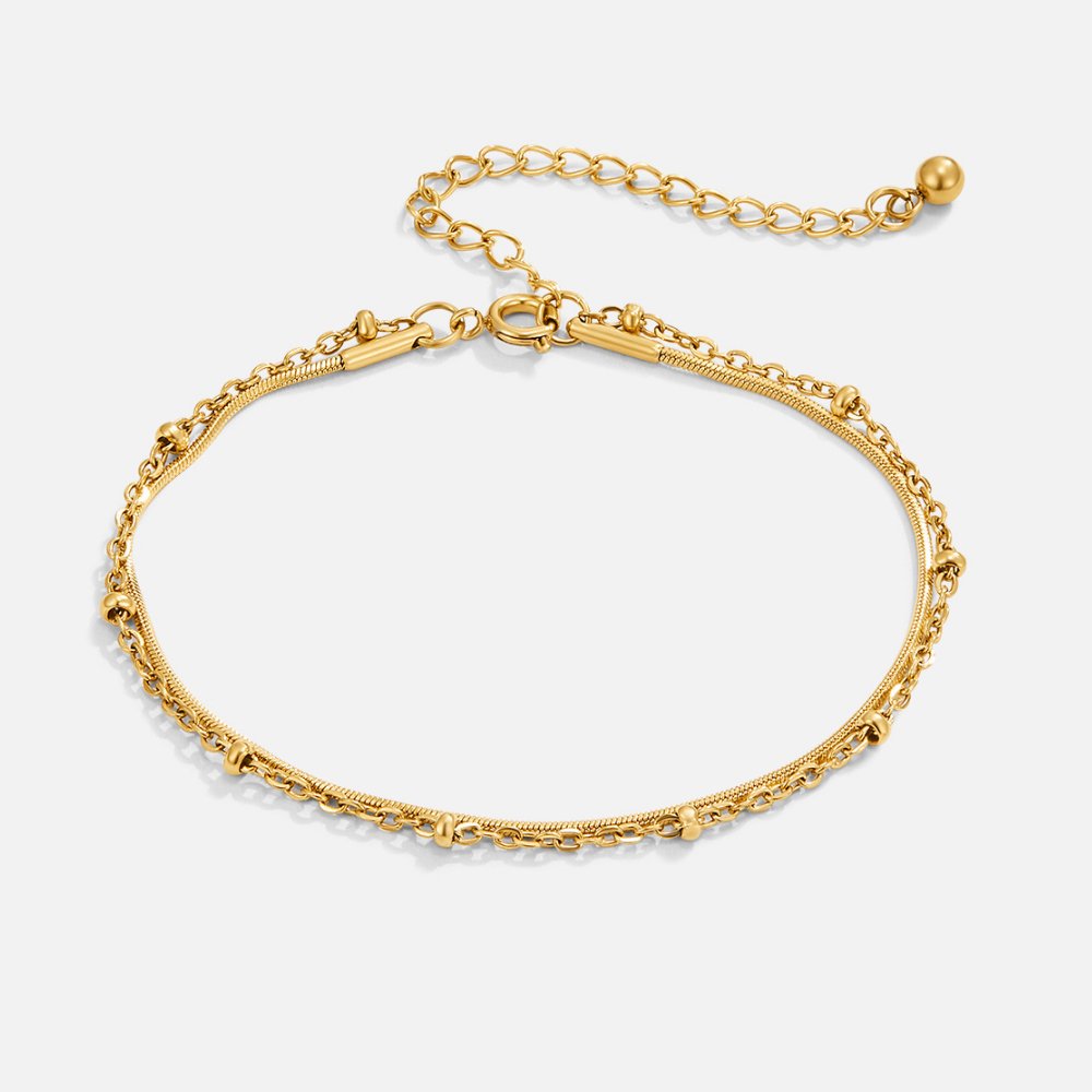 Belle Gold Layered Bracelet