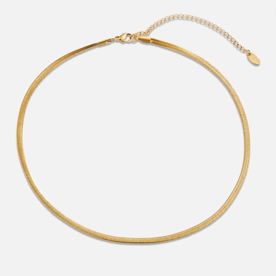 Golden Necklace with Fire