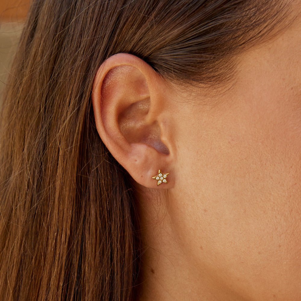 'Shooting Star' Stud Earrings