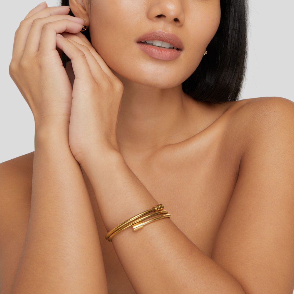 Braided Bracelet in Gold Color