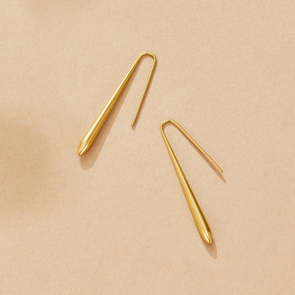 Zia Gold Drop Earrings